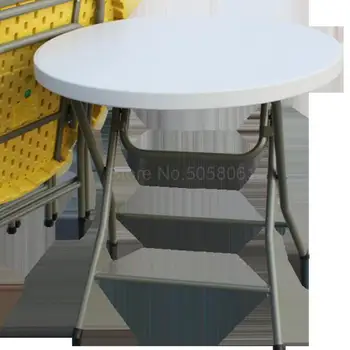 

Folding Table Round Simple Small Round Table Household Table Portable Outdoor Table And Chair Combination To Negotiate Round Tab