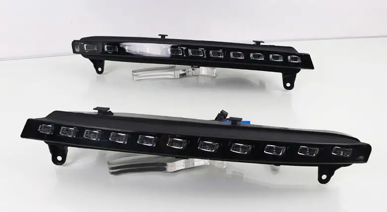 1 комплект DRL Для Audi Q7 2006 2007 2008 2009 Дневной светильник автомобиля светодиодный