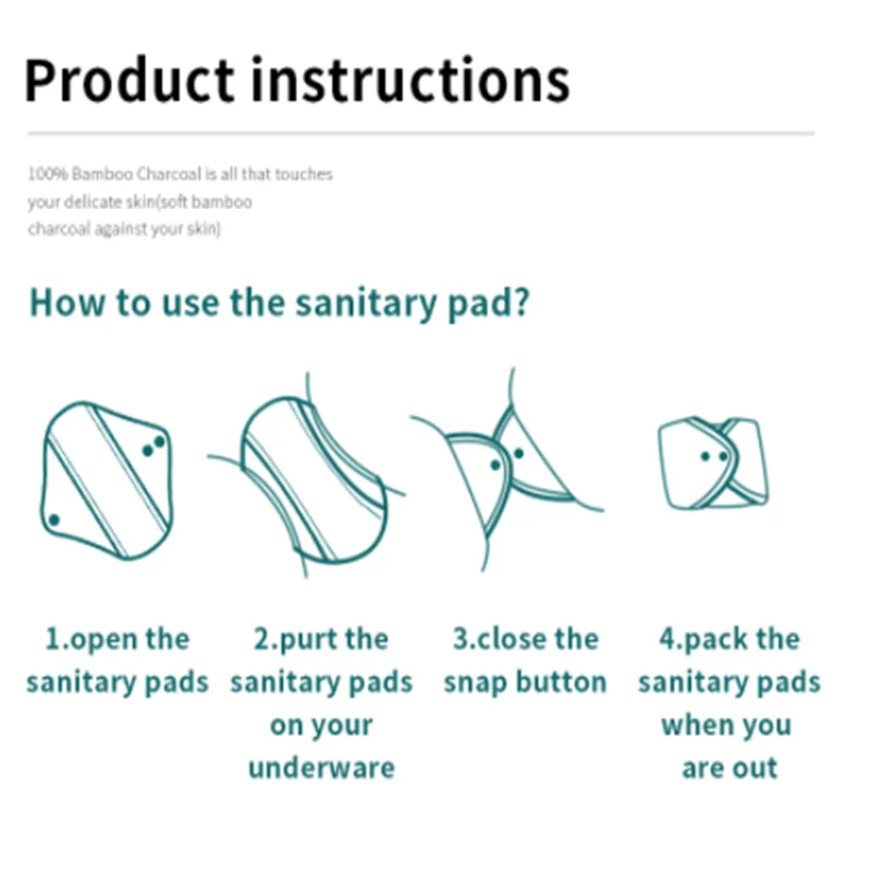 Рисунок 6 - многоразовые прокладки из бамбукового