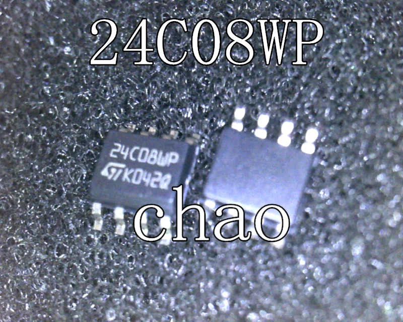 5 шт./лот 24C08WP лапками углублением SOP-8