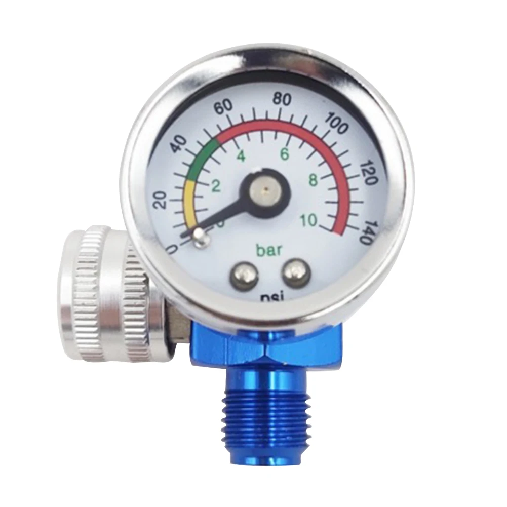 G1/4 inch Spray Gun Adjust Air Pressure Regulator Gauge Car Auto Repair Painting Tool Spray Gun Accessories Pneumatic Tools pressure gauge