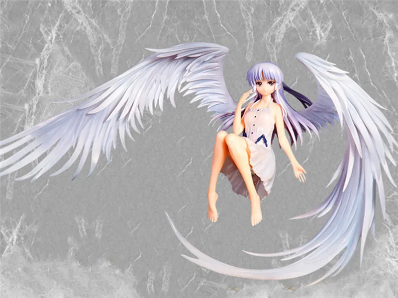 Аниме Angel Beats! Tachibana Kanade Archangel wings ПВХ фигурка Коллекционная модель игрушки для детей Рождественский подарок