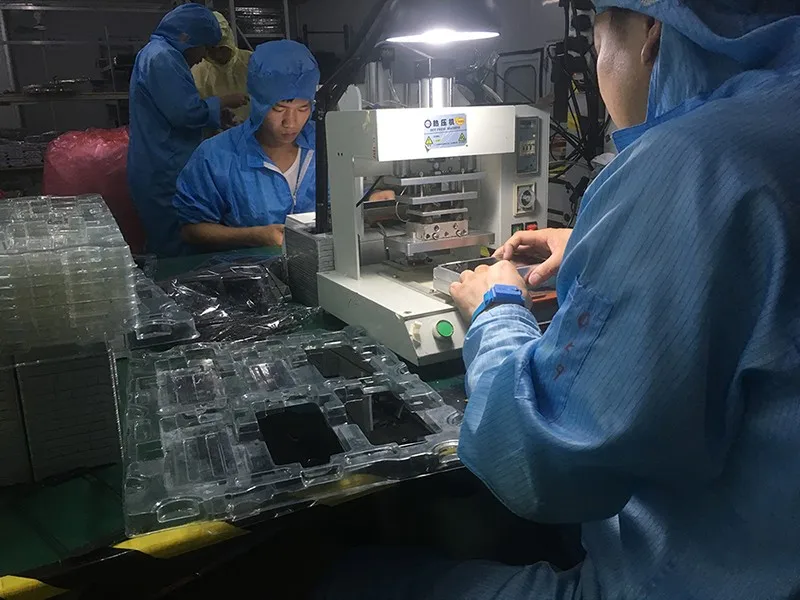 AAA+ ЖК-дисплей для iPhone 6 6S 6splus кодирующий преобразователь сенсорного экрана в сборе для iPhone 5 без битых пикселей+ закаленное стекло+ Инструменты+ подарок