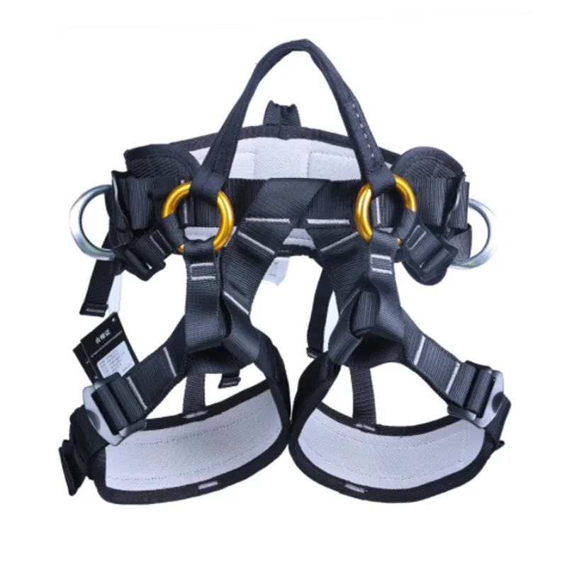 

Outdoor Rock Climbing Rappelling Safety Belt Rescue Harness Protection Strap 70-130cm waist ring 50-65cm thigh ring Safety Strap