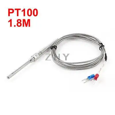 

PT100 Type 8mm Thread 0-400C Thermocouple Temperature Sensor 1.8M Length