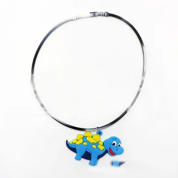 

Cartoon Cute Dinosaur Soft Silicone Necklace Kids Children Toy Gift Party Favor For Boys Girls Carnival Decoration