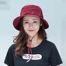 Уличная Солнцезащитная шляпа, водонепроницаемая рыболовная шляпа, летняя Солнцезащитная шляпа для мужчин и женщин, складная Панама для пеших прогулок