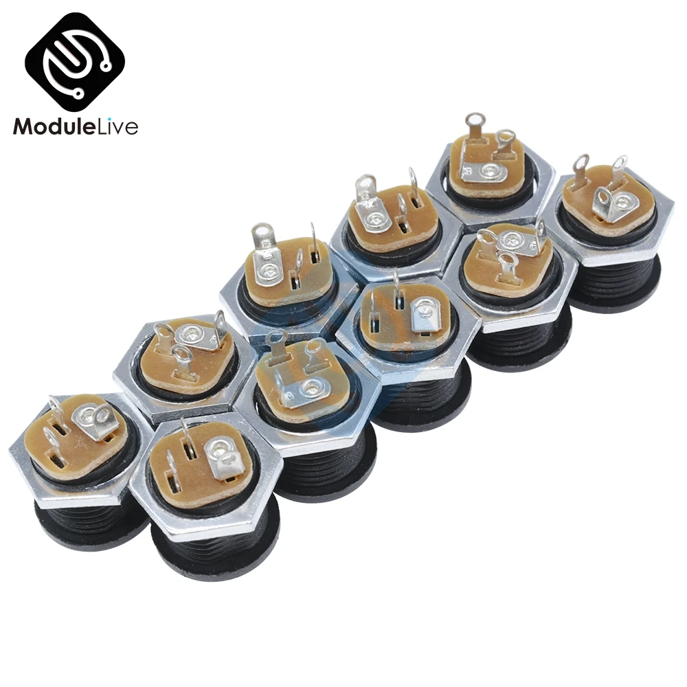 10 шт. гнездо для источника питания 2 5 мм F/S BK DC022|socket f|socket dceffect pedal |