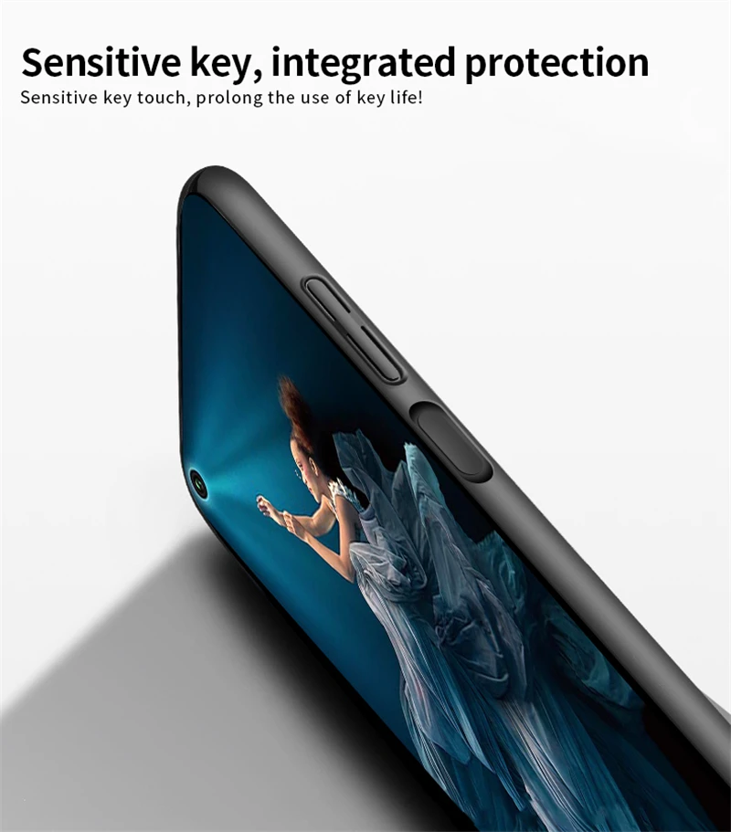 Чехол для huawei Nova 5 T, чехол Nova 5 T, Ультратонкий Классический Гладкий матовый чехол из поликарбоната для телефона huawei Nova 5 T, чехол Nova 5 T 6,26"
