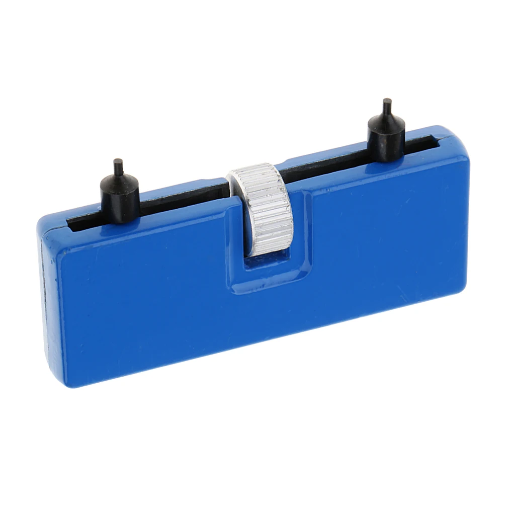 Blue Adjustable Rectangle Watch Back Case Opener Remover Wrench Repair Tools