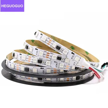

DC12V WS2811 1m-5m 30/60leds/m 5050 SMD RGB Smart Pixel Led Strip WS2811 IC Black/White PCB Addressable Digital WS2811 led strip