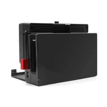 

Console Game Radiator Accessories Host Stand ABS With Dustproof Back Cover External Power 5v Dual Fan Cooler For Switch Dock Set