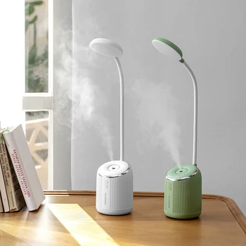 

Charged Led Table Lamp Humidifier Two In One Creative Student Learning Eye Protection Reading Free Adjustment