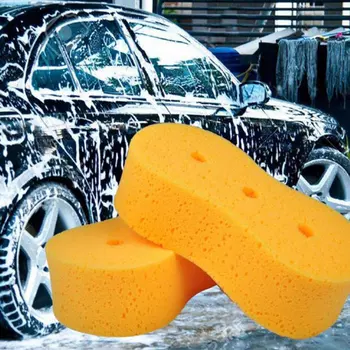 

Coral Sponge Macroporous Car Auto Washing Cleaning Sponge Block Honeycomb Car Cleaning Cloth Yellow Car Cleaner Tools