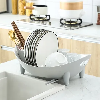 

Sink Drain Rack Storage Organizer Dish Drying Rack Holder Shelf Drainer Plastic Plate Stand Display Holder Bowls Trays Drains