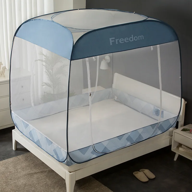 Москитная сетка Yurt не требующая установки домашняя квадратная Складная