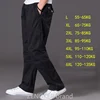 spring summer casual pants male big size 6XL Multi Pocket Jeans oversize Pants overalls elastic waist pants plus size men ► Photo 2/6