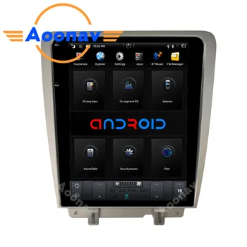 Kaufen Auto Autoradio GPS Navigation Multimedia Audio DSP Kopf Einheit Für-Ford Mustang 2010-2014 Tesla Vertikale Stereo-player Kopf Einheit