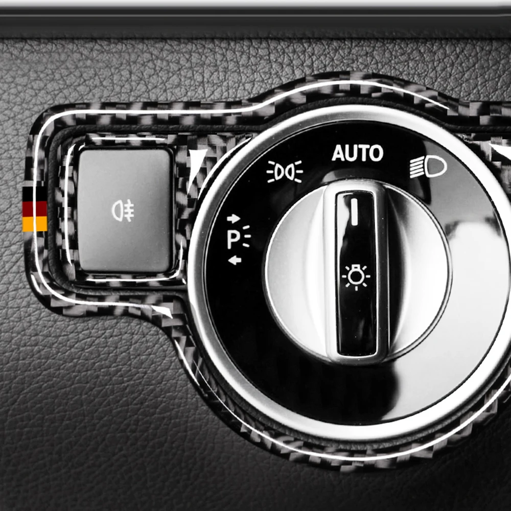 Для Mercedes-Benz A B C E G CLA GLA GLE накладка из углеродного волокна для фар