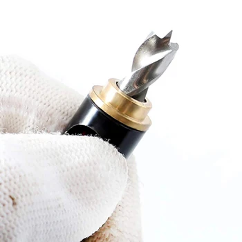 

1PC NEW 2 Sizes HSS Brass Self Centering Hinge Twist Drill Bits 1/4" & 5mm Screw Hole Saw Woodworking Reaming Cabinet Tool