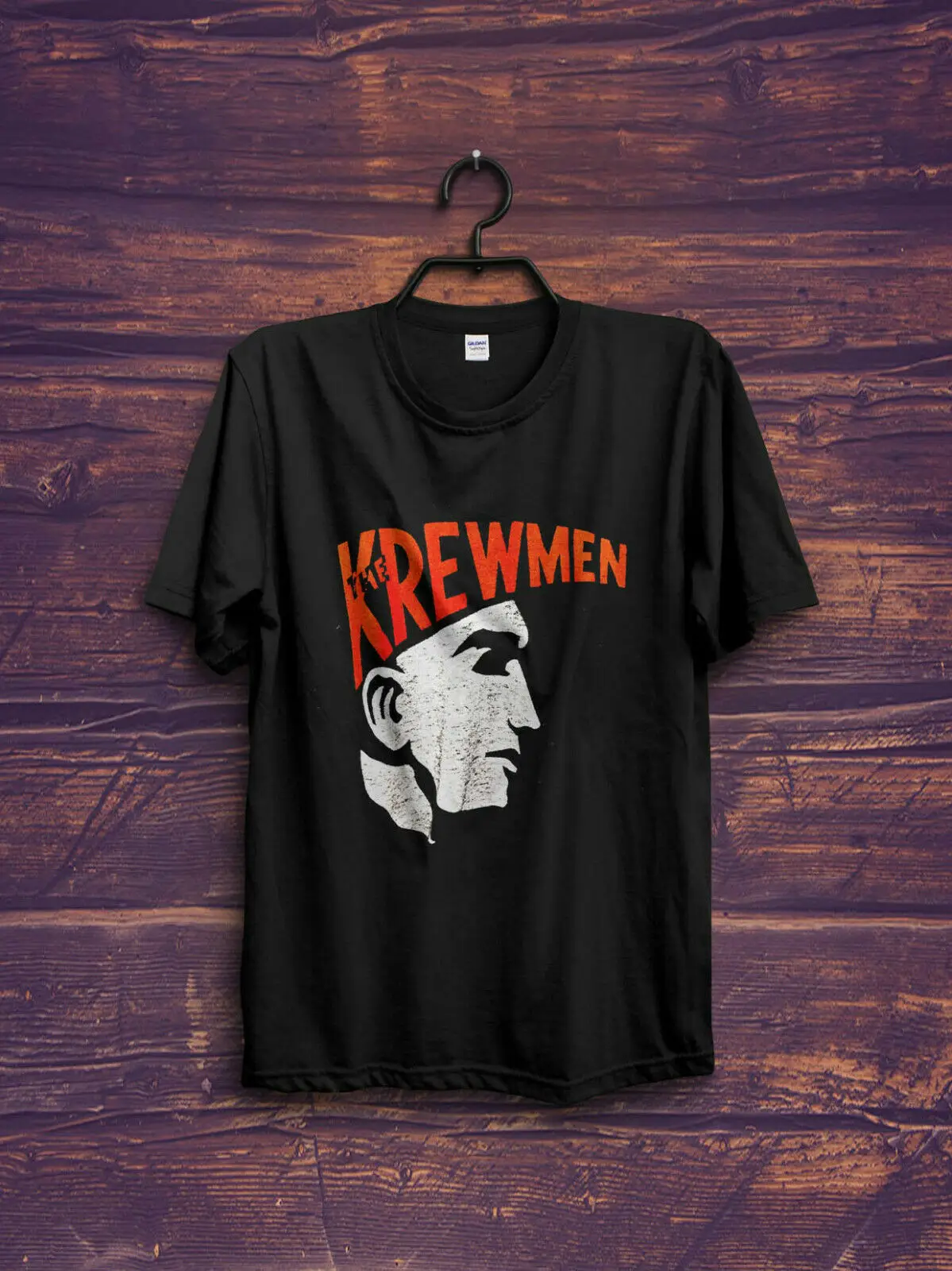 

Vintage T-Shirt 1987 Krewmen Shout Psychobilly 80s Reprint Size S-2XL
