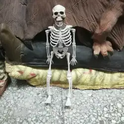 2019 40 см Новый постижимый полный размер жизни человеческий скелет Декорации для хелоуин вечеринки реквизит
