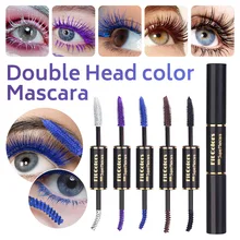 Colorful Curling Mascara Double-Head Spiral Brush Mascara Waterproof Lasting Thick Natural Lashes Extension Eye Makeup Tool