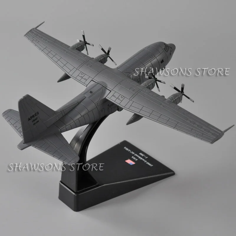 Литой военный самолет модель игрушки 1:200 Lockheed AC-130A истребитель миниатюрный самолет Реплика