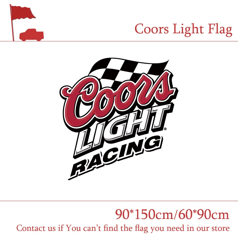 Светлое пиво coors спортивный барный флаг белый флаг 3x5ft полиэстер баннер Летающий 150*90 см 60*90 см