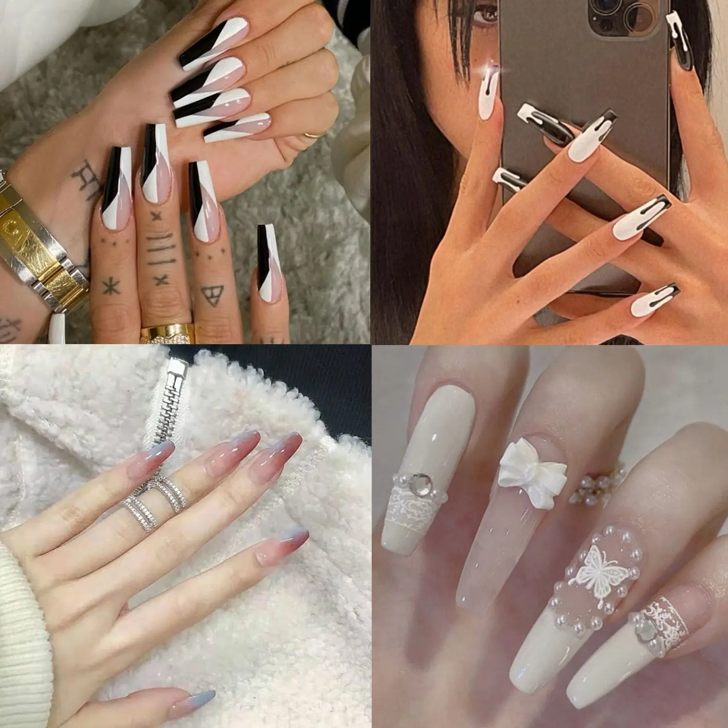 24 шт./коробка накладные ногти | Красота и здоровье