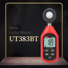 UNI-T UT383BT мини-измеритель освещенности, Цифровой Люксметр, Bluetooth светильник, оборудование для тестирования окружающей среды, люксметр
