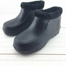 Chaussures imperméables pour homme et femme, épaisses, antidérapantes, légères, EVA intégrées, jardin, cuisine, chaudes, en mousse, bottes de Protection contre la pluie, le travail 
