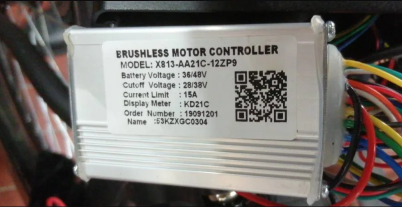브러시리스 모터 컨트롤러(맞춤형) X813-AA21C-12ZP9 48V/39V 15A ..
