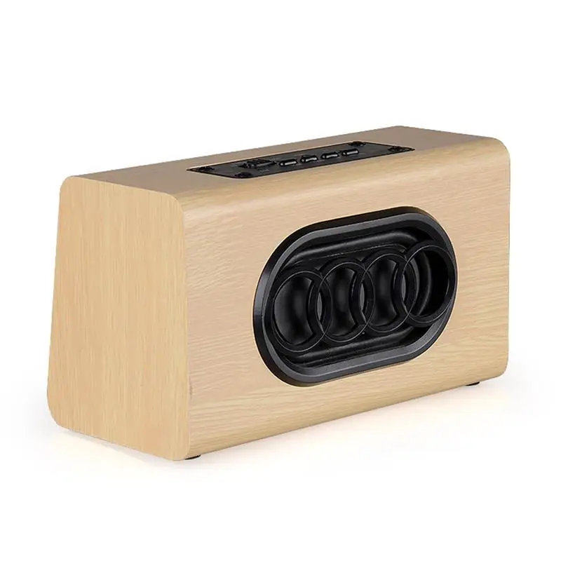 Bluetooth Колонка деревянная портативная с поддержкой TF карты и AUX|Портативные