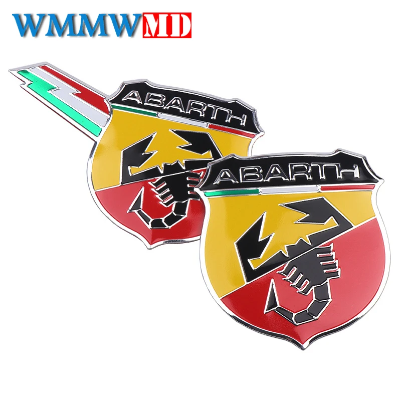 Новый 3D металлический автомобильный значок Abarth эмблема наклейка Наклейка