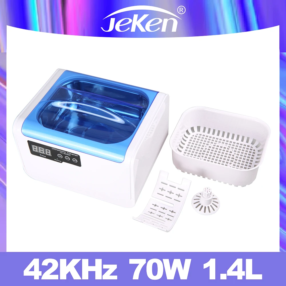 US $175.09 Jeken 14L Ultrasonic Disk Cleaner For CD Cleaning CE6200A Household Glasses Watch Denture Vibrating Device Strong Clean Power