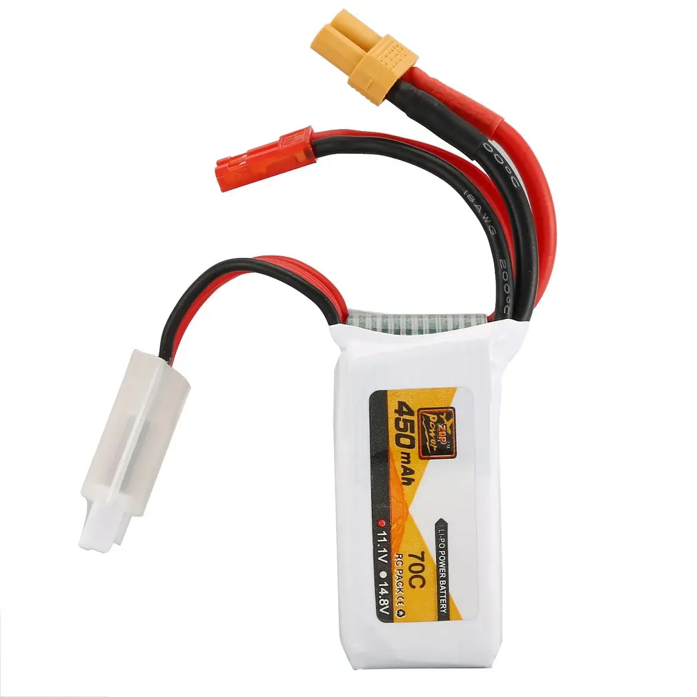 ZOP power 450MAH 11,1 V/14,8 V 70C 3 S/4S XT30 штекер Lipo аккумулятор перезаряжаемый аккумулятор для радиоуправляемого гоночного дрона Радиоуправляемый вертолет Радиоуправляемый автомобиль Лодка