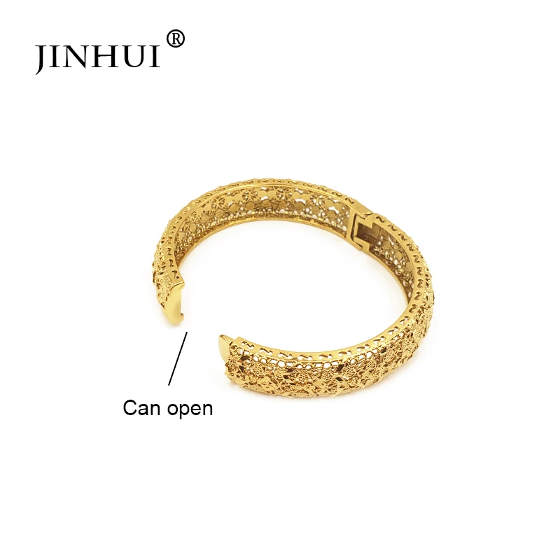 Jin Hui новые модные женские роскошные золотые ювелирные браслеты в эфиопском африканском стиле женский браслет в дубайском стиле вечерние свадебные подарки