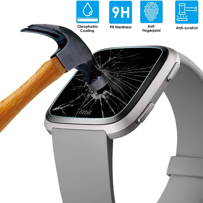 1 шт./2 шт. 9H 2.5D Премиум Защитная пленка для экрана HD закаленное стекло Fitbit умные