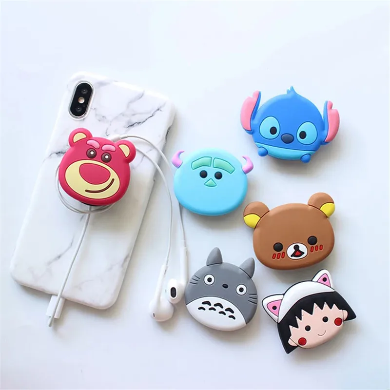 

Mobile phone bracket stereo silicone cartoon airbag bracket phone holder phone grip for iphone x iphone xs xiaomi iphone 7 xr