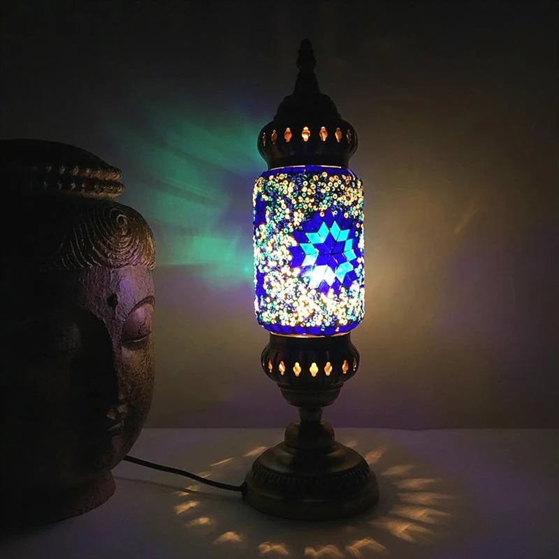 

Southeast Asia Table Lamp Mediterranean Turkish Style Bedroom Study Romantic Style Decoration Table Lamp