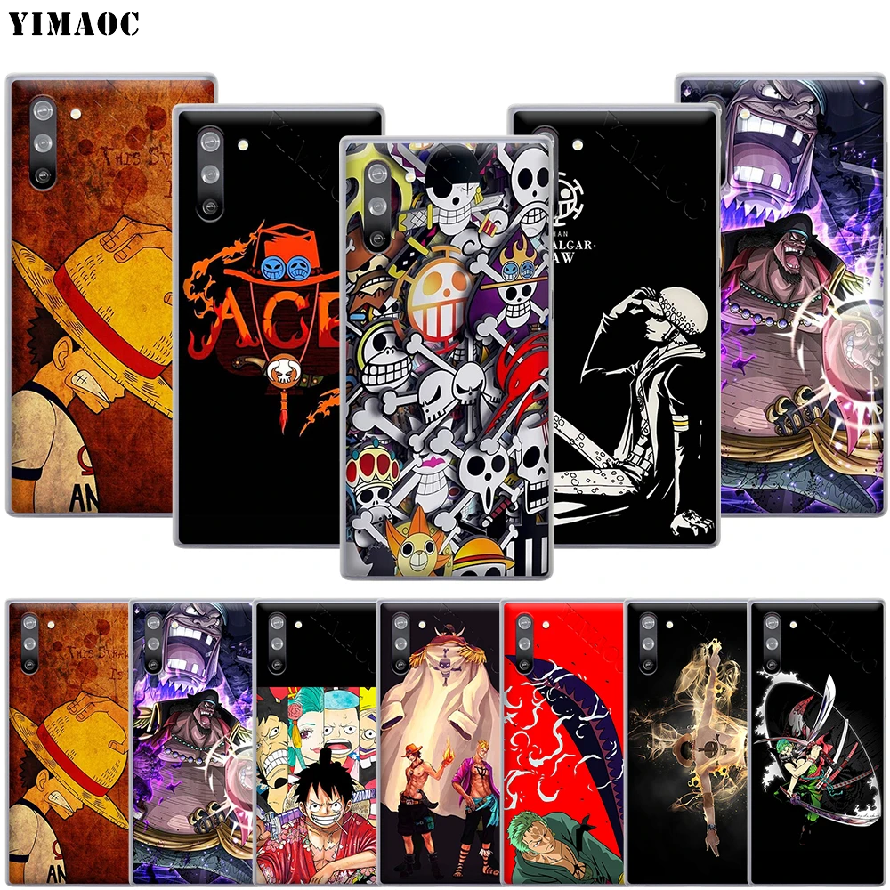 YIMAOC Аниме One Piece Ace чехол для телефона Samsung Galaxy A2 J4 J6 J7 J8 Core Duo Plus Prime A20E A70S | Мобильные