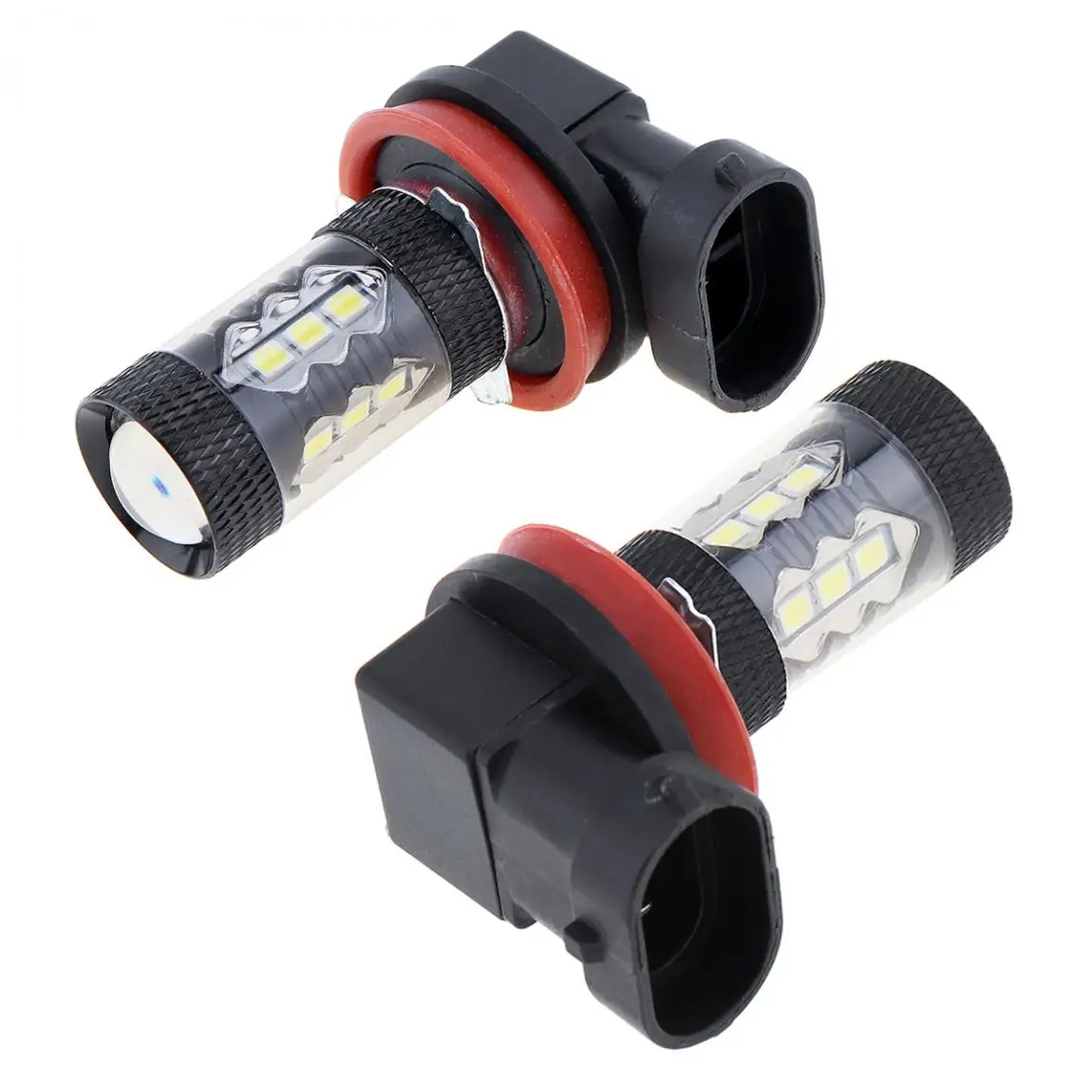 2 шт. H11 / H8 80 Вт IP65 3030 светодиодный 16SMD лампы белого цвета 6000K подходит для 325 328 335i e90