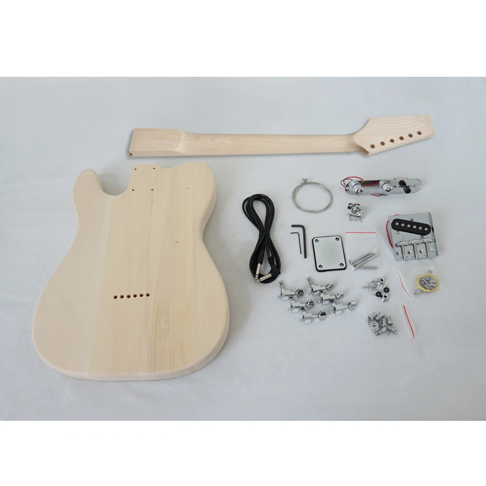 Aiersi бренд пользовательские Tele стиль Diy электрогитары наборы Модель EK-002