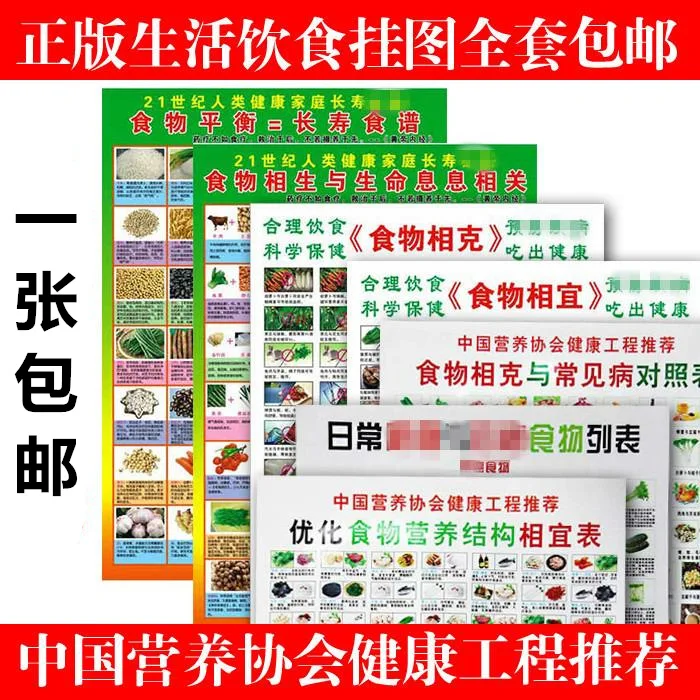 

Phase Grams of Health Food And Appropriate Hanging Picture Phase Grams of Health Food Figure Full Set Health Care Nutrition Fami