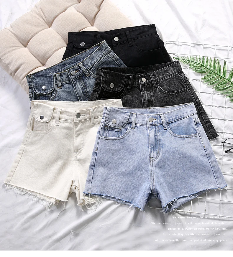 Fashion Pocket Denim Shorts Summer 