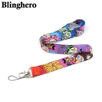 

CA1361 Wholesale 20pcs/lot Cartoon Anime Lanyards Badge Id Holder ID Card Pass Cell Phone USB Neck Straps Badge Holder Key Strap
