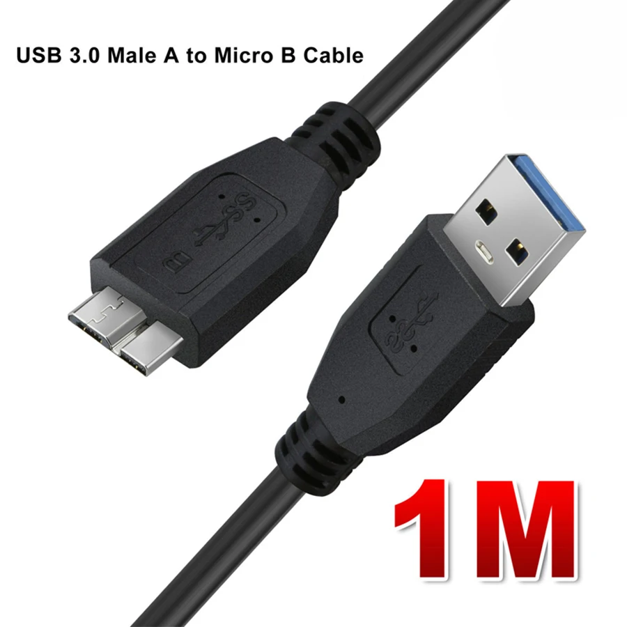Новый USB 3 0 Micro B кабель жесткого диска для Seagate WD Toshiba PC камеры SuperSpeed 1