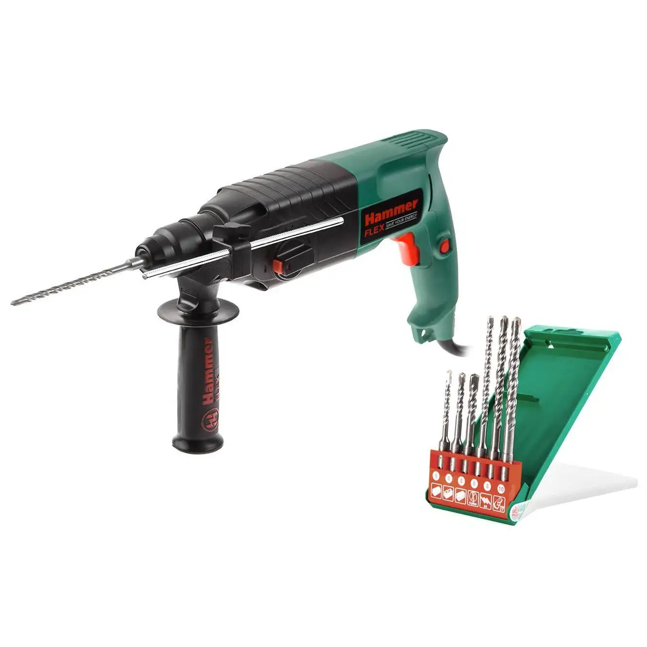 Набор HAMMER Перфоратор PRT620LE+ Набор буров 201-902