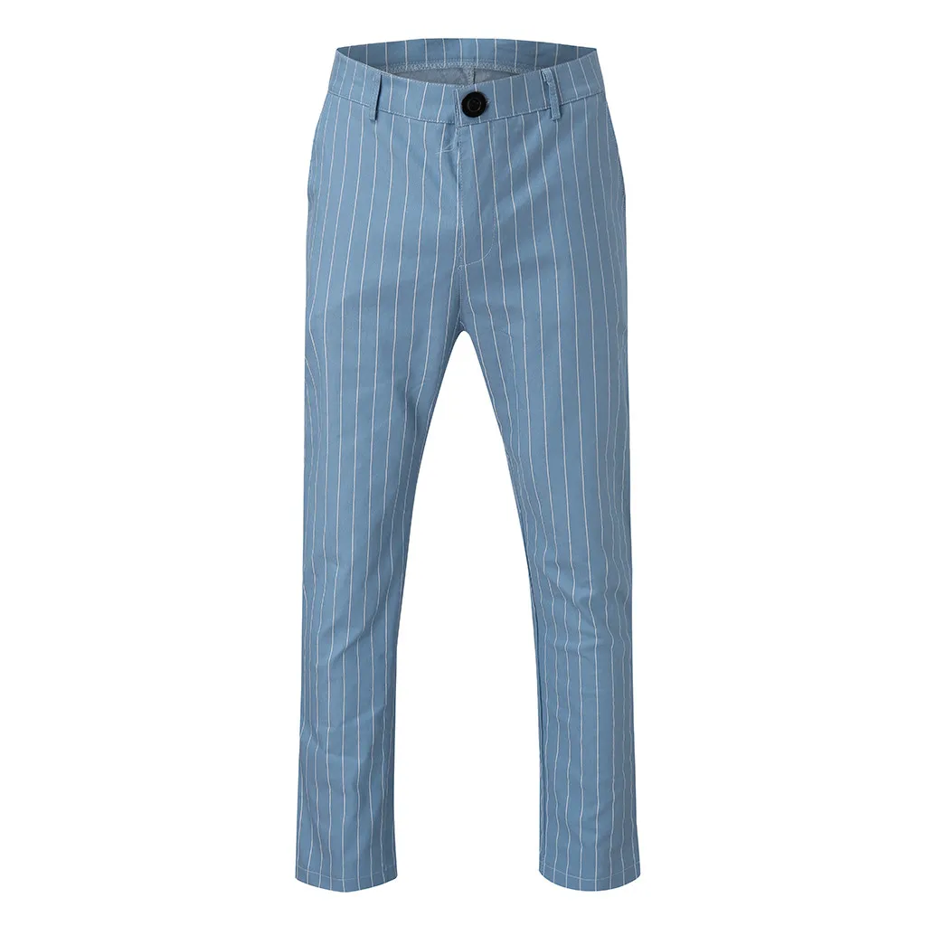 KANCOOLD Pants Mid Regular Straight men pants Men's Casual Slim Fit Skinny Business Formal Suit Dress Pants Slacks Trousers Nov1